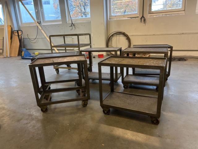 1454545-8 Workshop trolleys 5 pcs