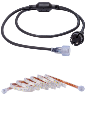 1454582-1 LED string, 2 pcs + power cable - 10 and 20 meters, Gelia