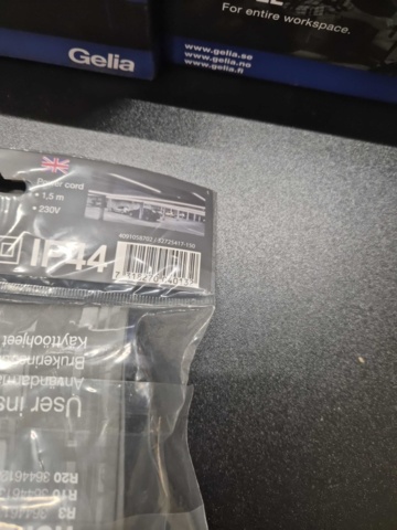 1454584-7 LED string, 2 pcs + power cable - 10 and 20 meters, Gelia