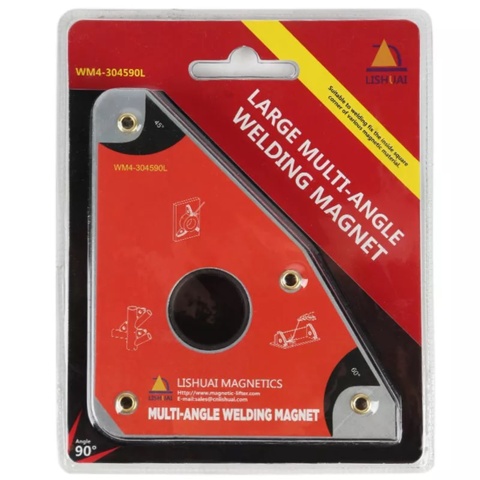 1454603-2 6 st Svetsmagneter WM4-304590L – 55 kg dragkraft - Fri frakt