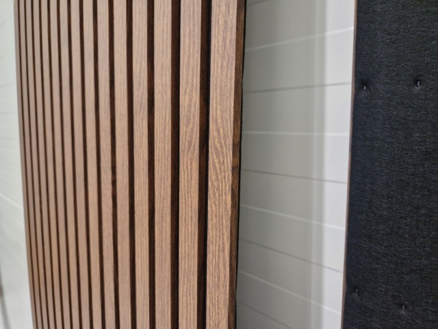 1454647-3 Acoustic panels 21 packages dark oak color - 60.48 m²