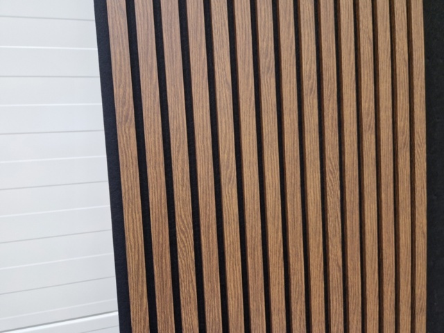 1454647-4 Acoustic panels 21 packages dark oak color - 60.48 m²