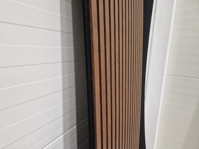 1454647-8 Acoustic panels 21 packages dark oak color - 60.48 m²