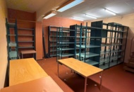 1443560 Plåthyllor, olika modeller, 21 sektioner