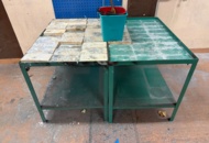 1443570 Stålbord 2 st