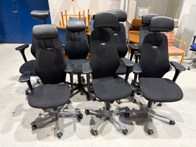 1443587-1 Kinnarps kontorsstolar, 7 st