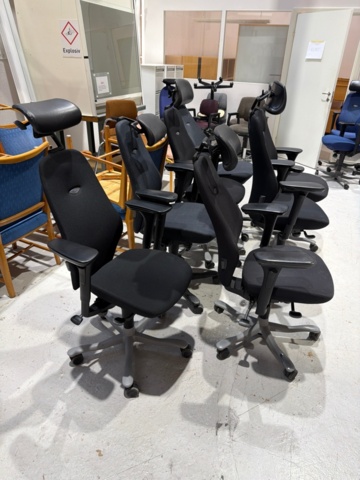 1443587-2 Kinnarps kontorsstolar, 7 st