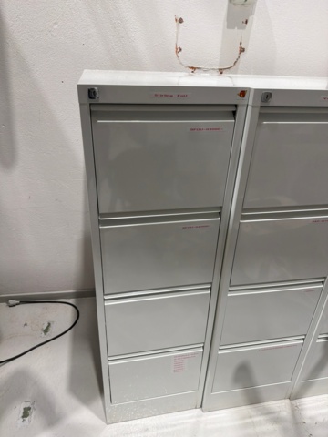 1443592-3 Arkivskåp, 3 st