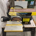 1443597-5 Belt sander with extraction and collection bag