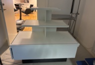 1444796 Butiksinredning på hjul – 3 hyllplan