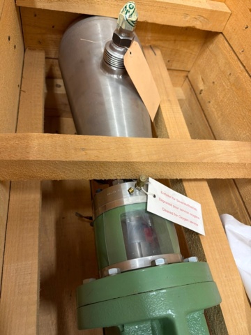 1454708-6 Piston pump designed for cryogenic liquid