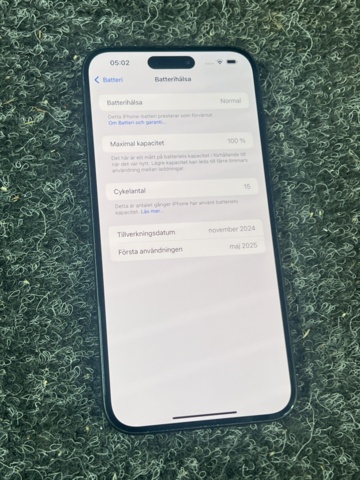 1431478-4 Mobiltelefon - Apple iPhone 15 Plus (128GB)