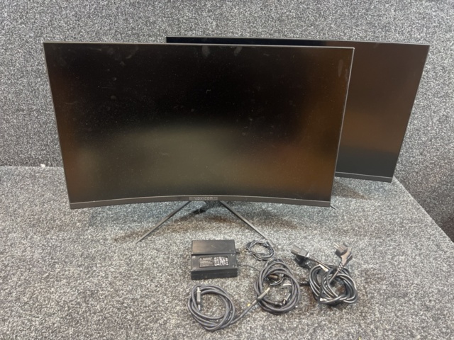 Curved computer monitors 2 pcs 32
