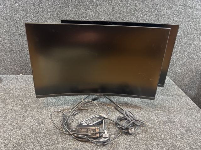 1431487-1 Curved computer monitors 2 pcs 32" with accessories - Voxicon VXD-G32FHDCB