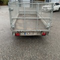 1406714-4 Brenderup lattice trailer with ramp and support legs