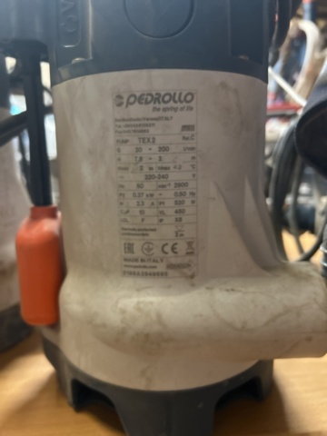 1455456-6 Dränpumpar med nivåakt - Pedrollo TEX2