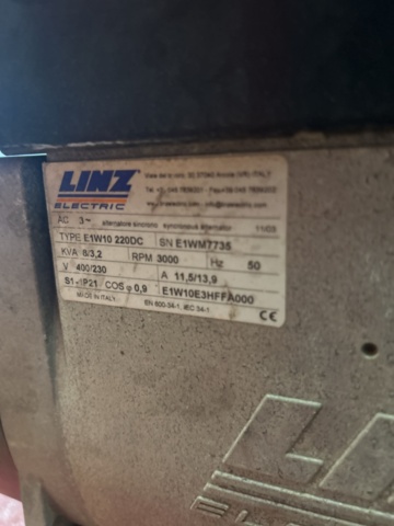 1455457-8 Generator - TecnoGen SH220T