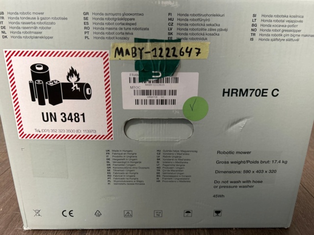 1442400-5 Robotgräsklippare - Honda Miimo HRM70E