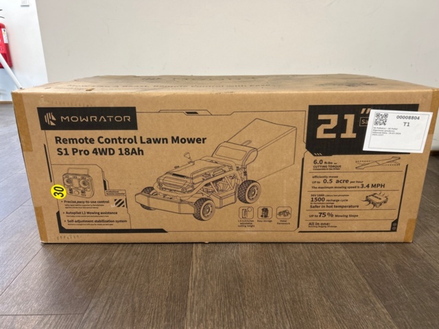 1442403-1 Fjärrstyrd gräsklippare - Mowrator S1 Pro 4WD 18Ah