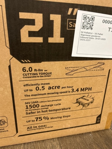 1442403-3 Fjärrstyrd gräsklippare - Mowrator S1 Pro 4WD 18Ah