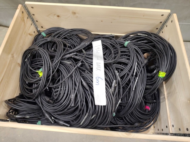 1455490-3 DMX-kabel 143 st – 3-pol, 6 m