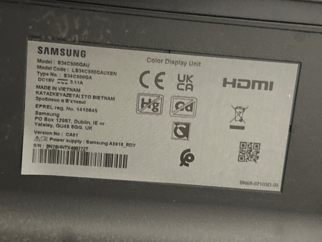 1442422-4 Dataskärmar 3st, skrivare Hp 150 nw