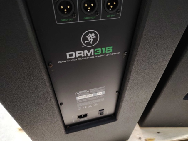 1455492-5 Högtalare 2 st – Mackie DRM315, 2300 W, med skyddshöljen