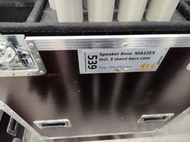 1455493-10 Högtalarsystem – Bose MA12EX, stativ, case och tillbehör