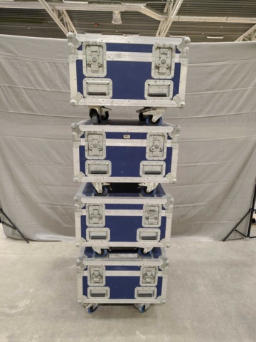 1455496-1 Transportcase 4 st – blå, 48×64×60 cm