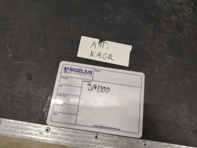 1455497-4 Digital mixer i case – Yamaha, DM1000, MB1000 meterbridge