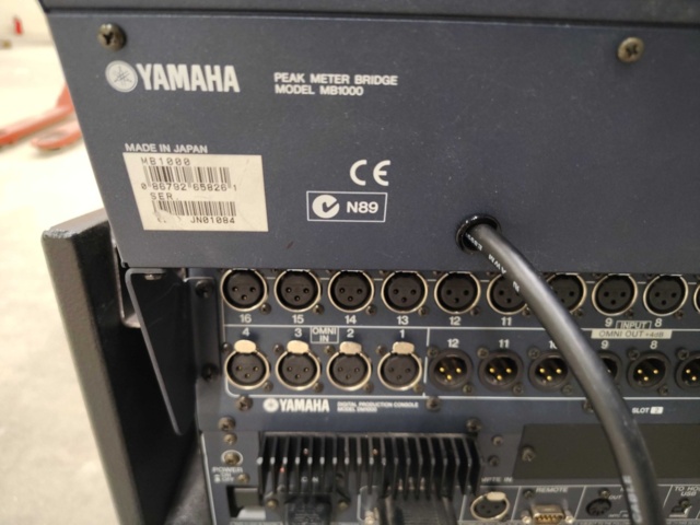 1455497-6 Digital mixer i case – Yamaha, DM1000, MB1000 meterbridge