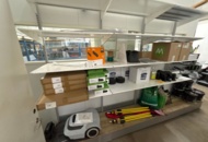 1442430 Lagerhylla 3 sektioner med innehåll