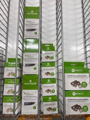 1442431-8 Lagerställ 2 sektioner med innehåll