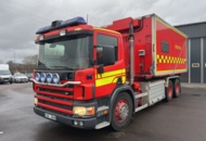 1338336 Hooklift with smoke protection / emergency vehicle Scania -1999