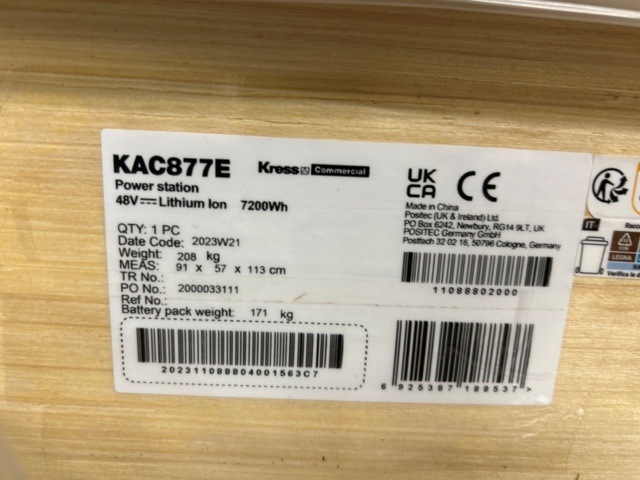 1442449-4 Batterisystem - Kress Commercial KAC877E (Ny)