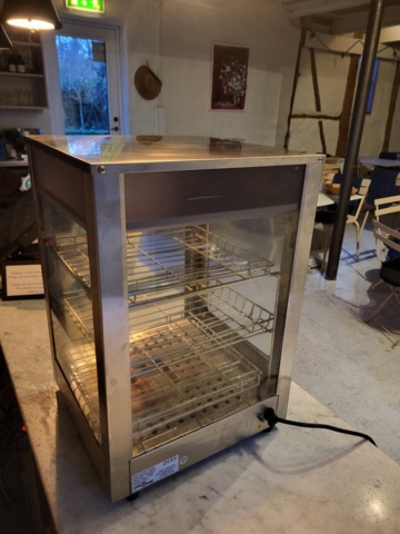 1456067-3 VidaXL Food Warmer Cabinet – 43 L värmeskåp i rostfritt stål