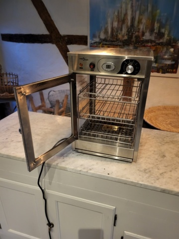 1456067-2 VidaXL Food Warmer Cabinet – 43 L värmeskåp i rostfritt stål