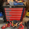 1406802-1 Tool trolley with various tools