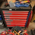 1406802-13 Tool trolley with various tools