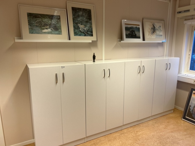 1423696-2 Förvaringsskåp 4 st med hyllor