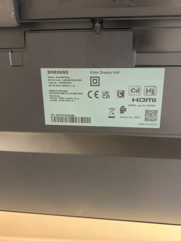 1423699-6 Bildskärm 43" med takfäste - Samsung S43AM700UU