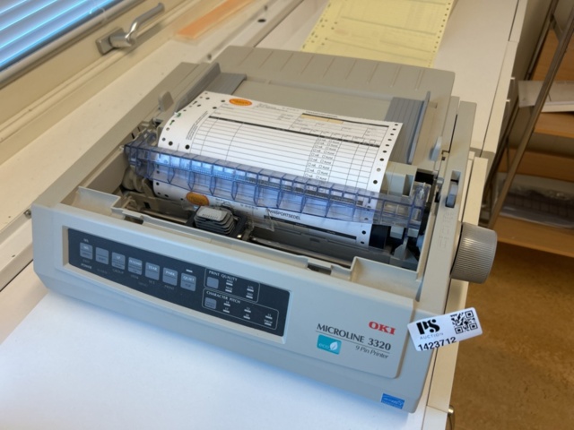 1423712-1 Matris-/nålskrivare - OKI Microline 3320 eco