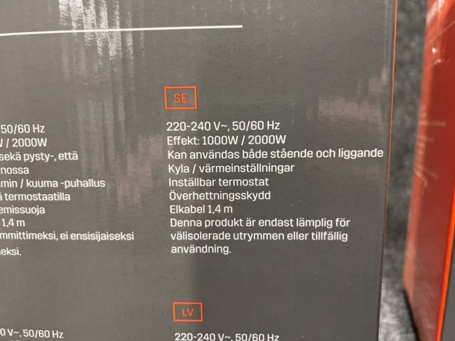 1456158-4 6 convector elements Prof 2000W