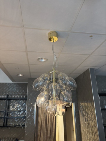 1372736-4 Ceiling lamp – Decorative glass pendant (3 pcs)