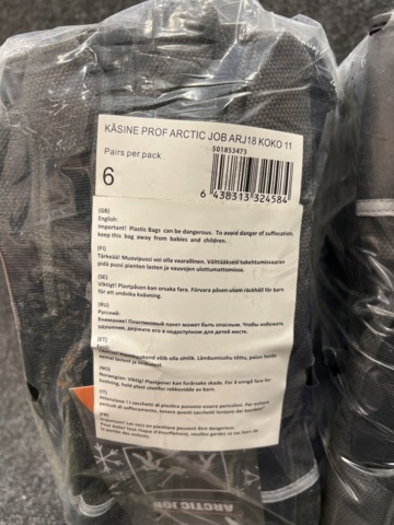 1456262-7 30 st Arbetshandskar Prof Artic job, strl 11