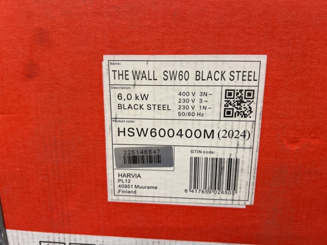 1457750-5 Sauna unit Harvia The Wall SW60