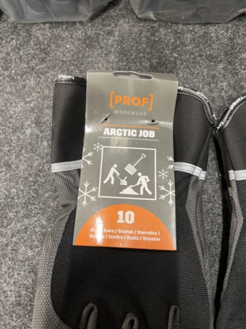 1456310-4 30 pcs Work gloves Prof Artic job, size 10