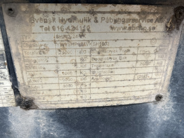 1454743-15 Tipptrailer WABCO SAP/3-24VK, -2011