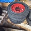 1321215-1 Truck tires with rims 2pcs