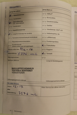 1416713-108 Volkswagen Touran 5-sätes 1.4 TGI EcoFuel DSG. 2013